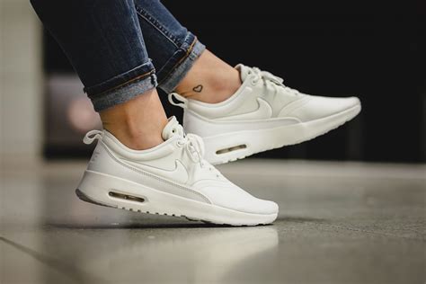 nike thea weiß 37.5|Nike: White Air Max Thea Premium Sneakers .